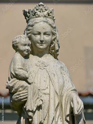 statue marie face © Yann Le Goff