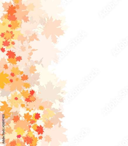 Autumn leafs background