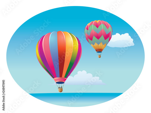 hot air balloons