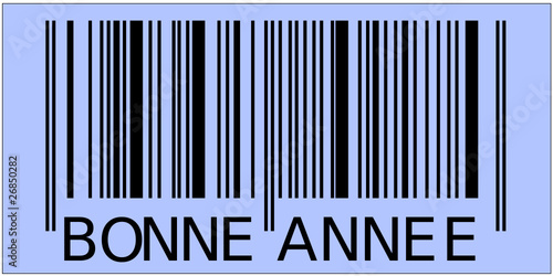 Code barre bonne année