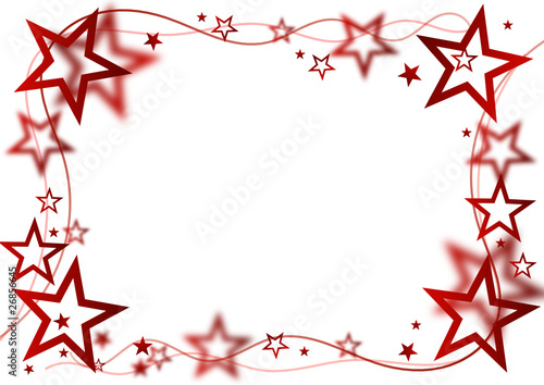 roter Sternrahmen