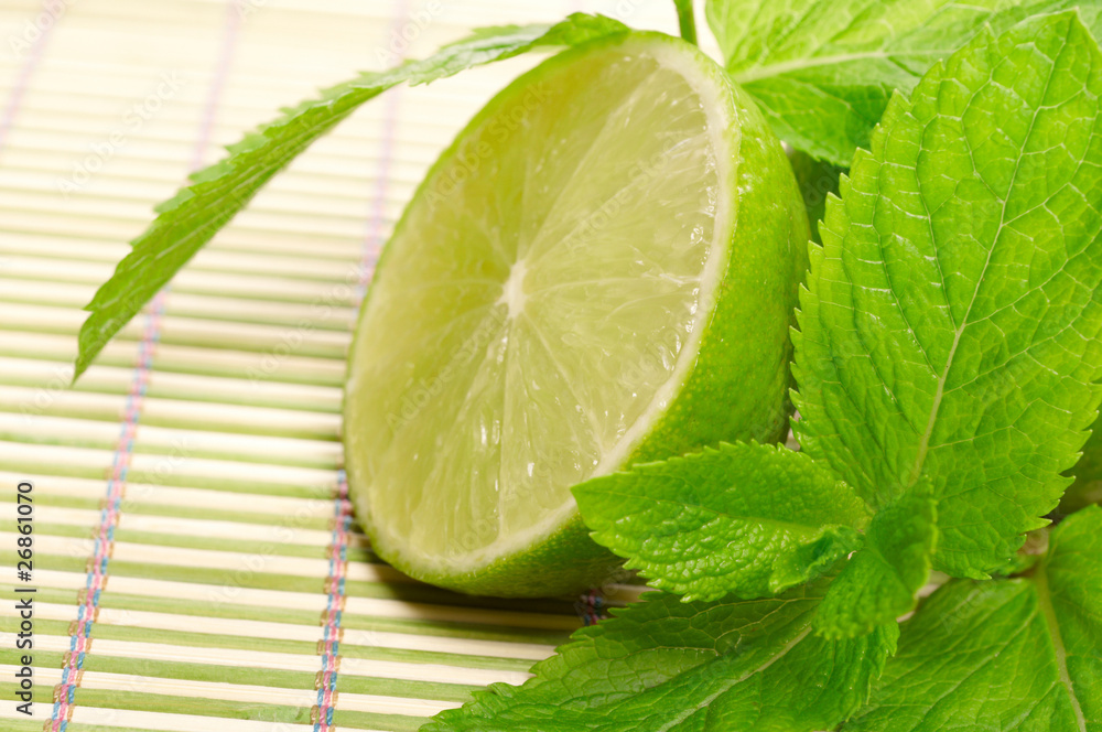 Lime and mint Lime and mint
