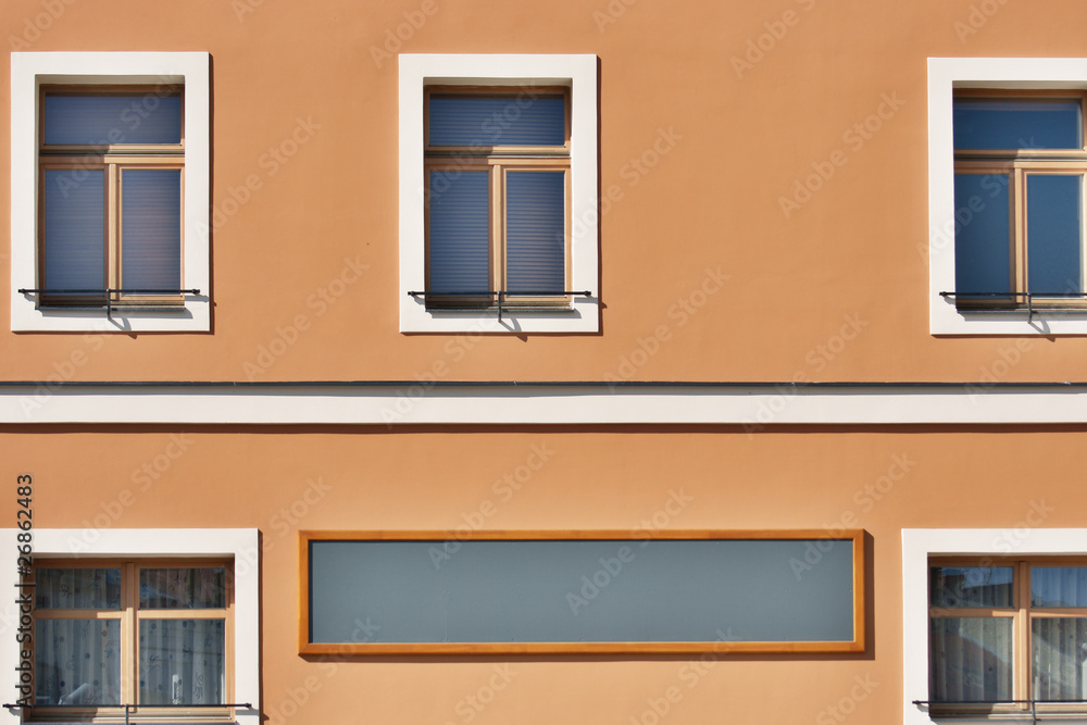 Fototapeta premium house with blank advertising sign