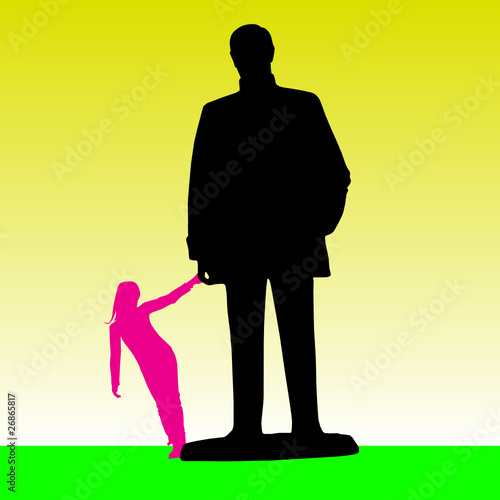 girl holding a memorial for the hand