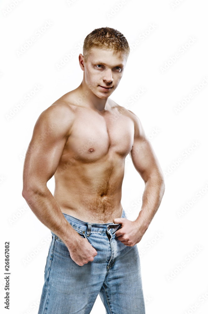 Fototapeta premium Beautiful male body