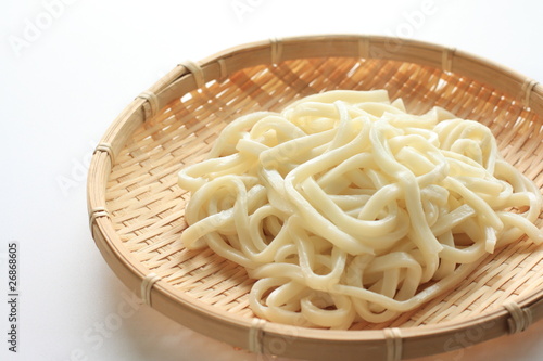 The cooking of Japanese Udon noodles