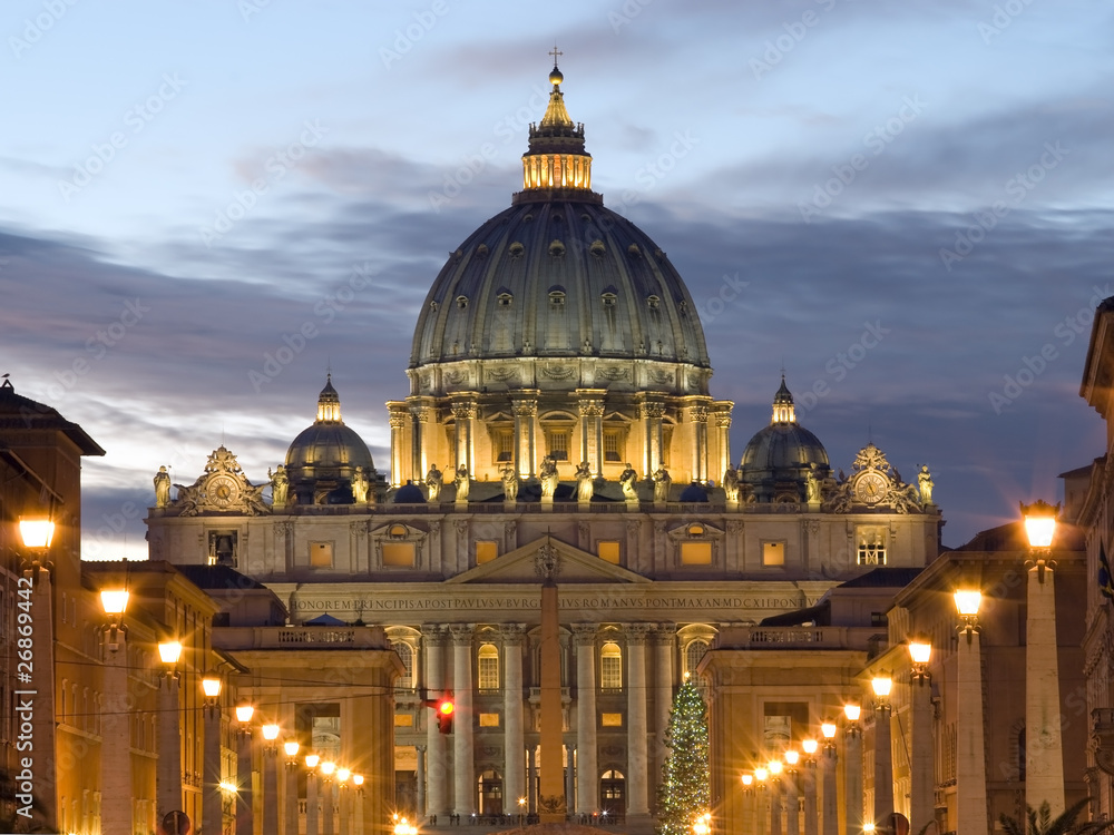 Fototapeta premium Basilica di San Pietro, Vaticano, Roma