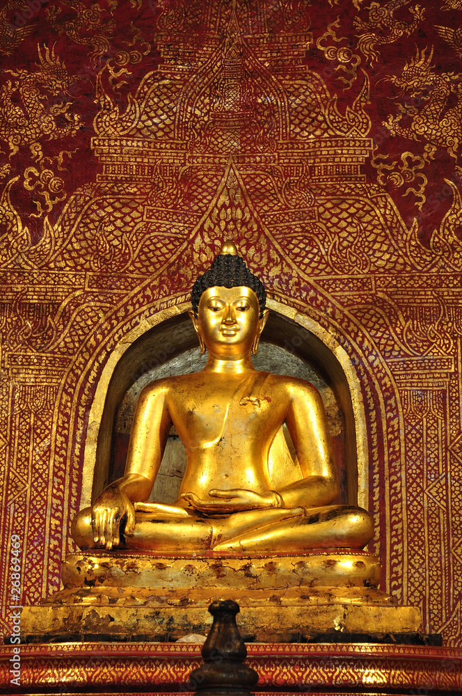 Obraz premium Buddhism ancient statue