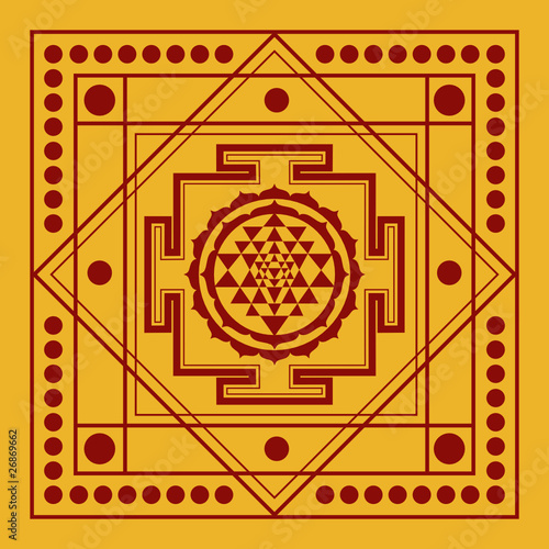 Spiritual Shree Yantra Design