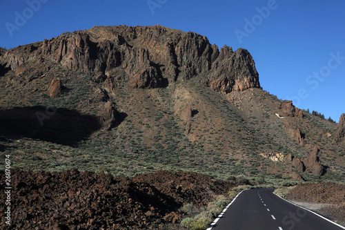 The highest mountain in Spain El Teide photo