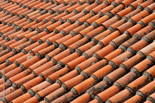 Traditional roof tiles