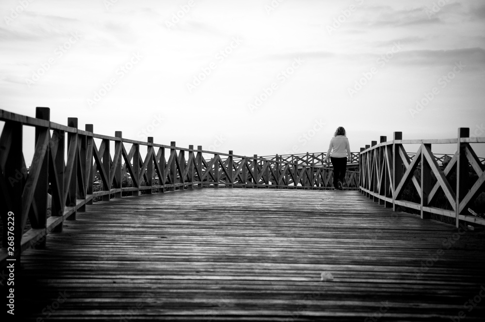 Fototapeta premium Morning walker