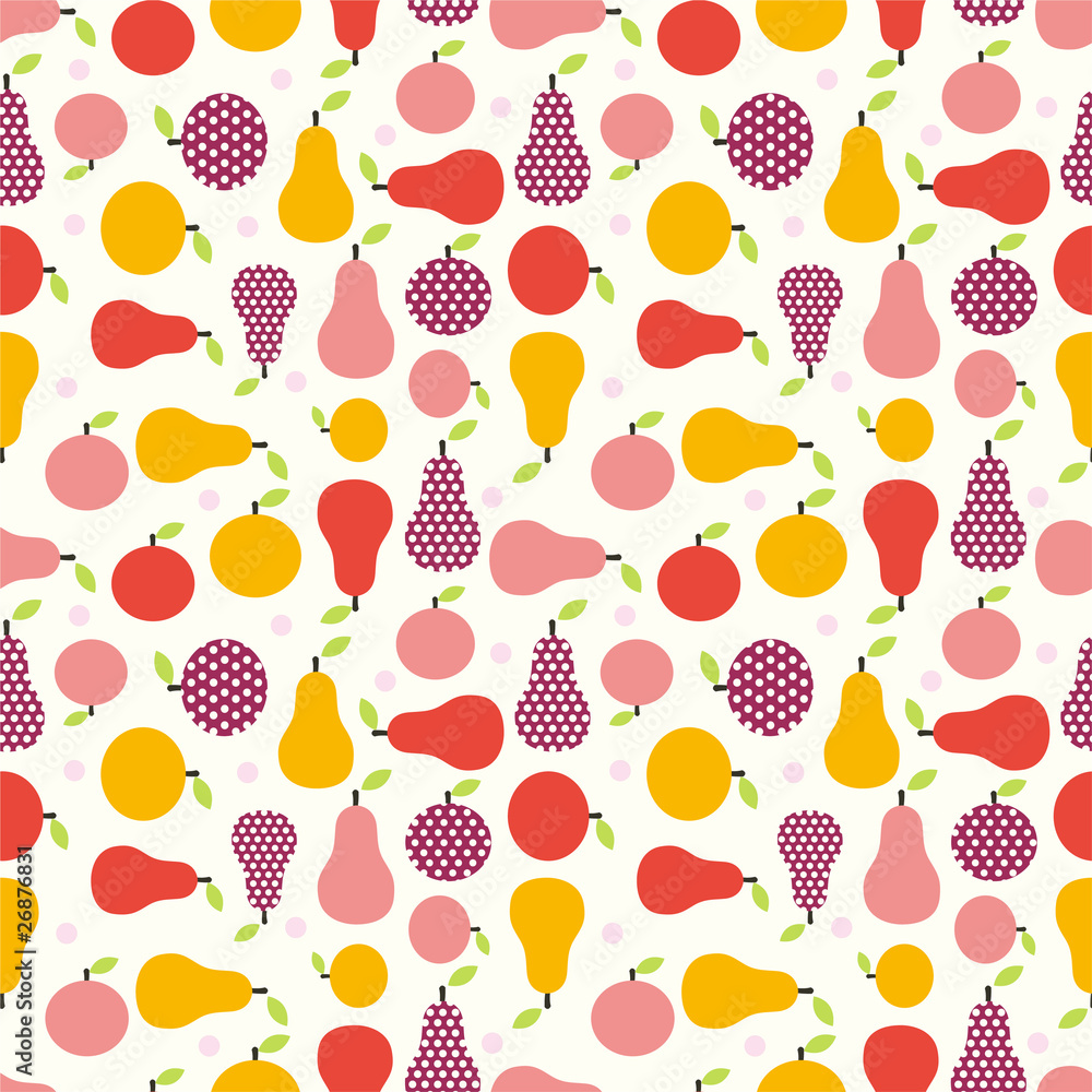 apple pear seamless vector pattern apple pear seamless vector pattern