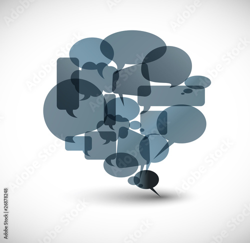 Big gray speech bubble
