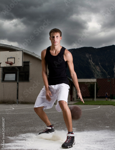 Young stylish basketball player © djma