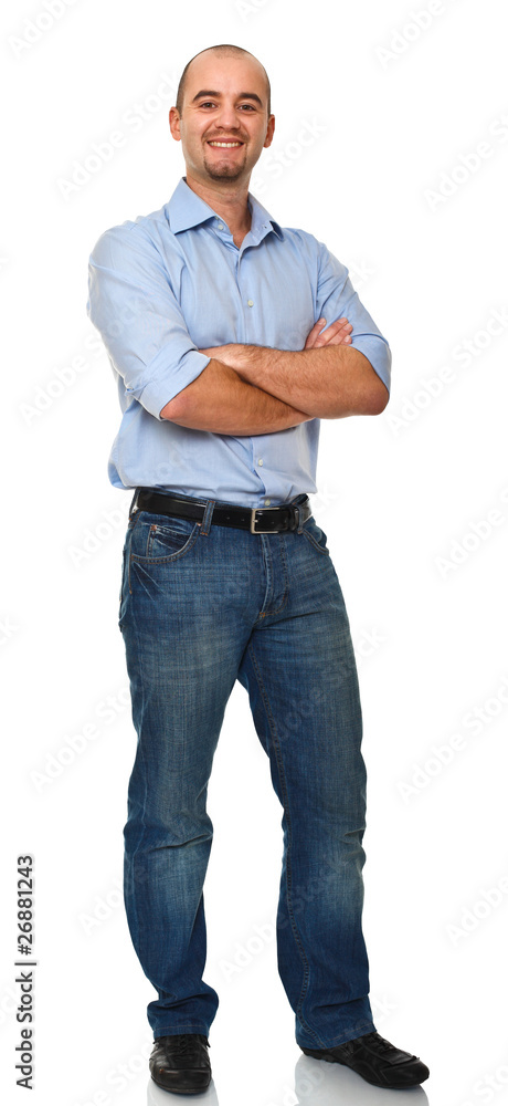 standing confident man standing confident man