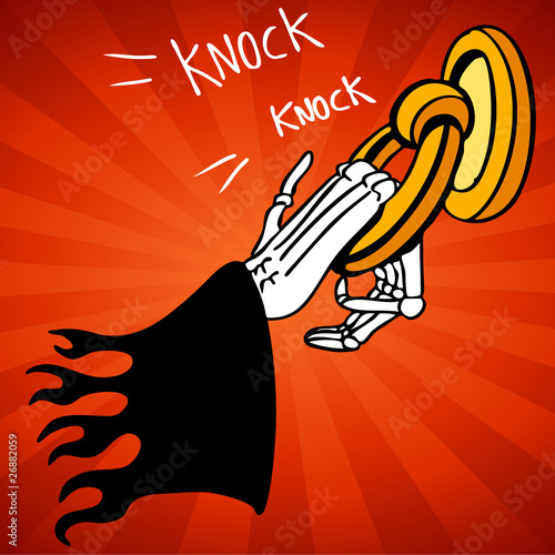 Grim Reaper Door Knocker