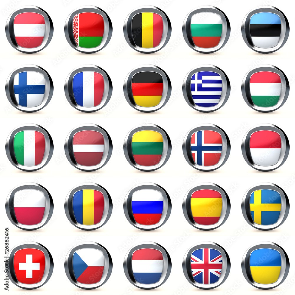 flags of European countries flags of European countries