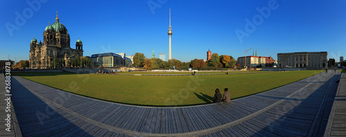 Berlin PAnorama Schlossplatz in Mitte Zentrum Stadtschloss photo