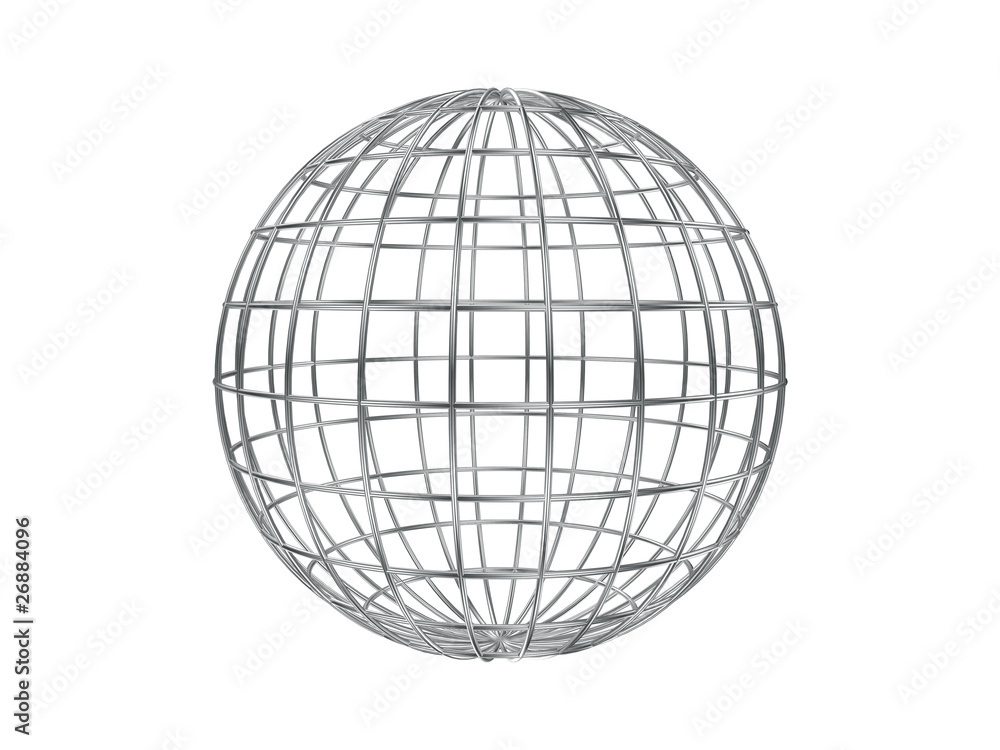 metal globe wireframe metal globe wireframe