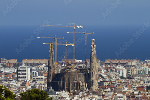 Sagrada Familia Barcelona Distant View
