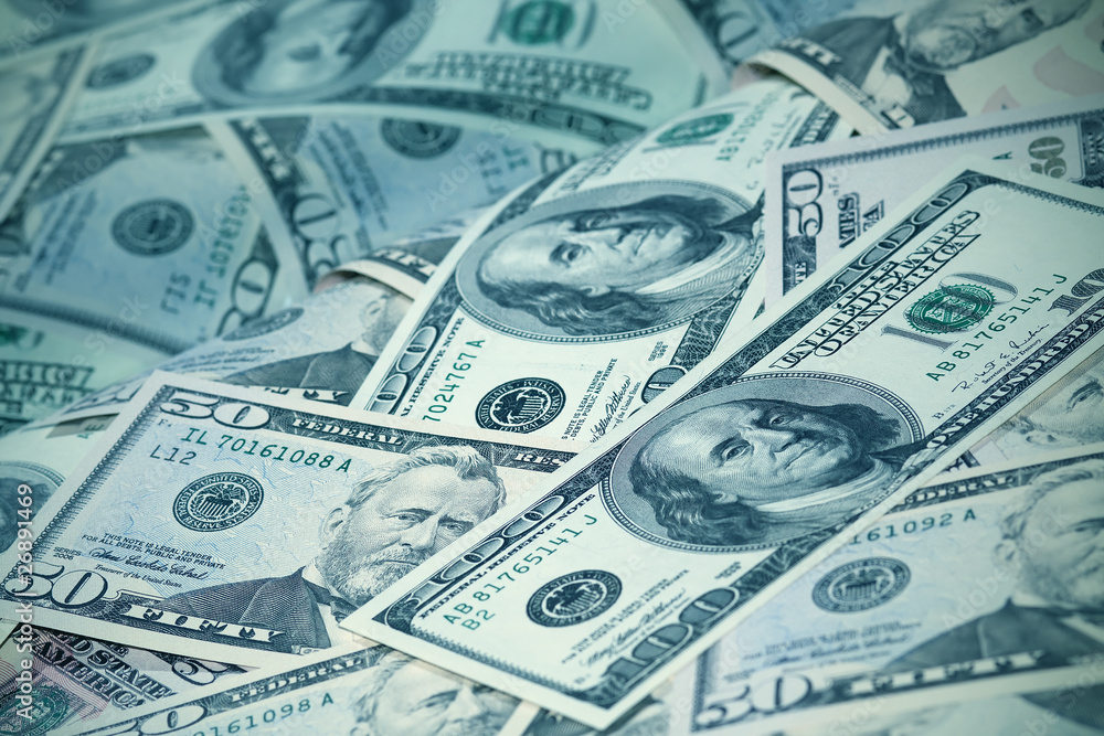 blue heap of dollars blue heap of dollars