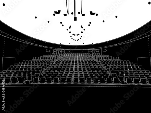 Empty Theater Vector 01