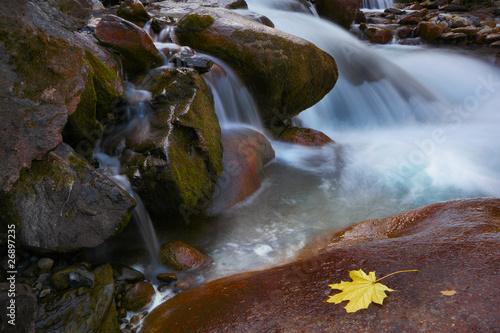 The mountain river