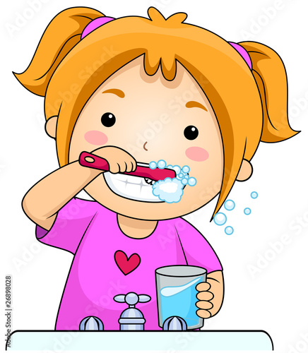 58 Ilustraciones de Girls Brushing Teeth  Getty Images