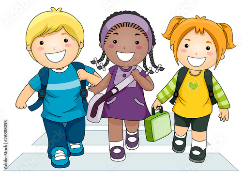 Kids Going to School