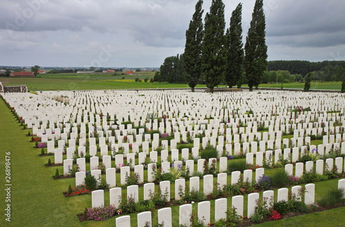 Tyne Cot War Cemetery, Belgium photo