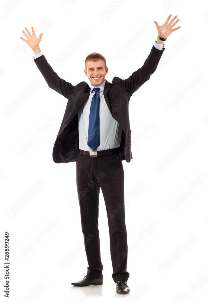 Happy young business man Happy young business man