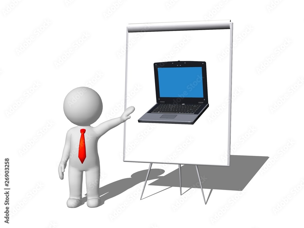 flipchart laptop