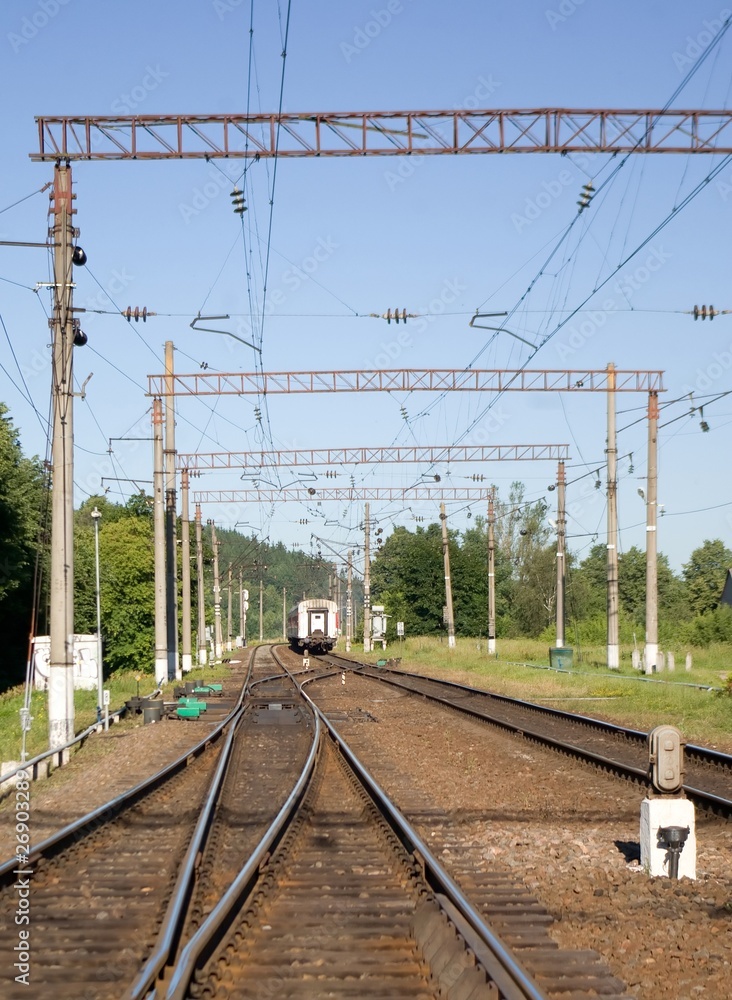 Fototapeta premium Railroad track