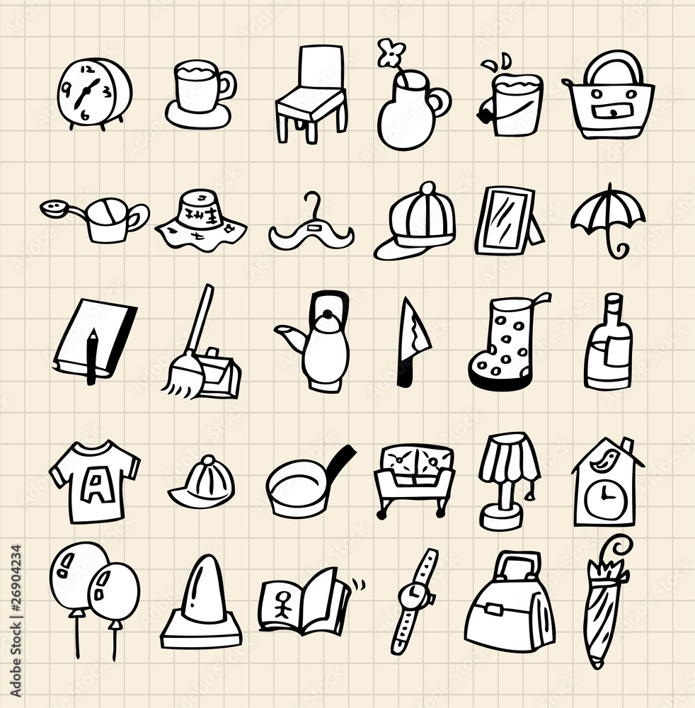 hand draw home icon hand draw home icon