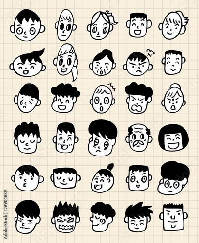 hand draw face