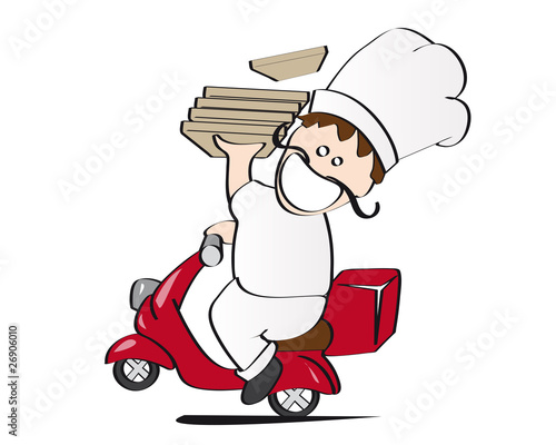 livreur de pizza