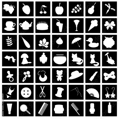set with many different icons