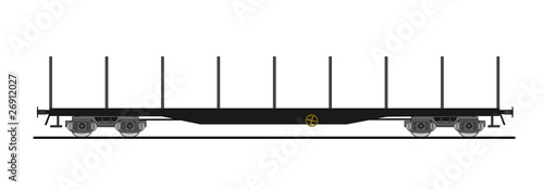 Flat car