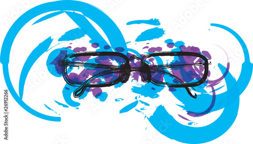 Eyeglasses illustration