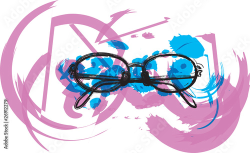 Eyeglasses illustration