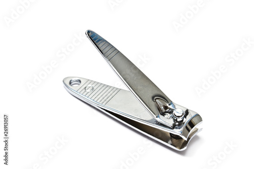 nail clippers isolated on white