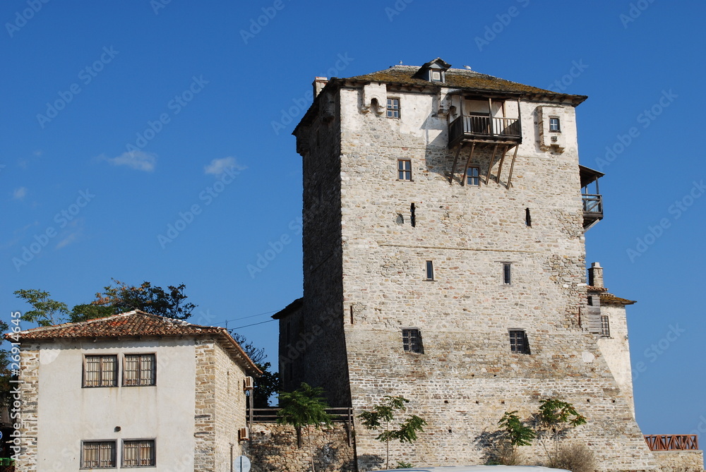 Greece - Chalkidiki - Ouranoupoli - Wehrturm Greece - Chalkidiki - Ouranoupoli - Wehrturm