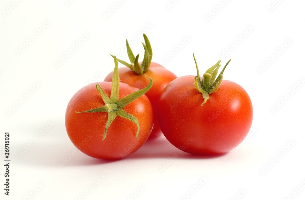 fresh tomato on white background fresh tomato on white background