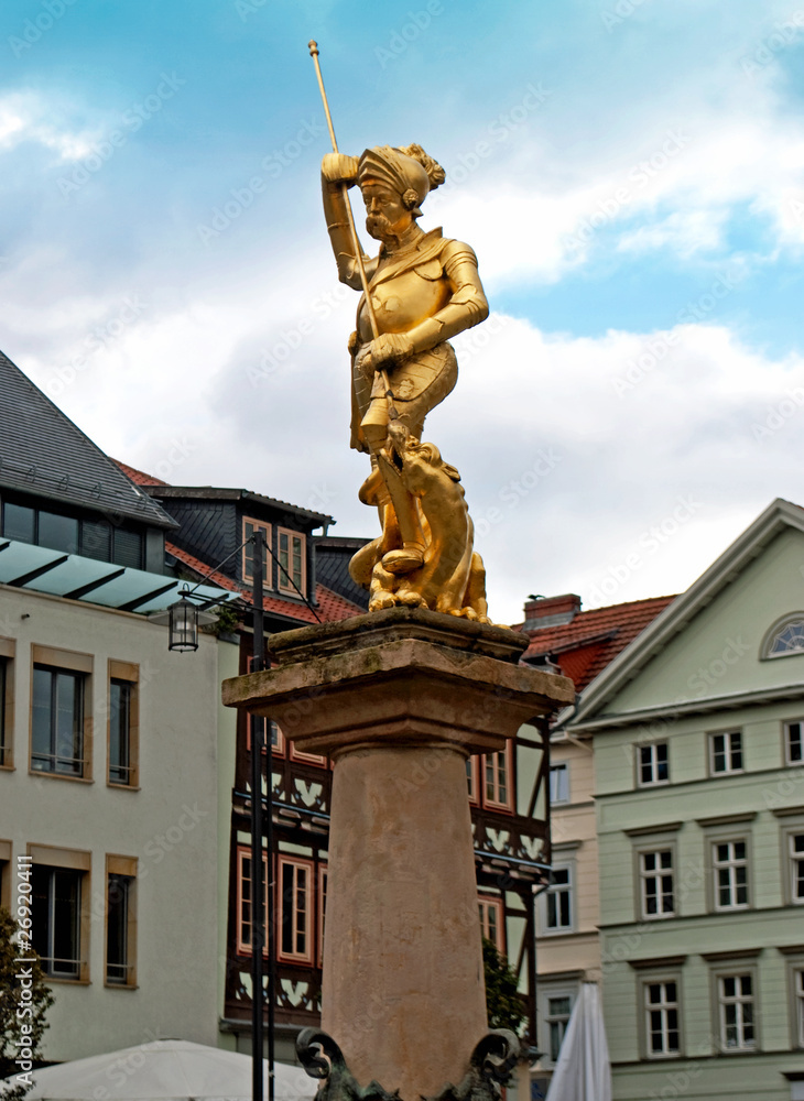 Fototapeta premium Marktbrunnen in Eisenach