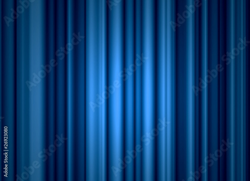 stage curtain with light and shadow