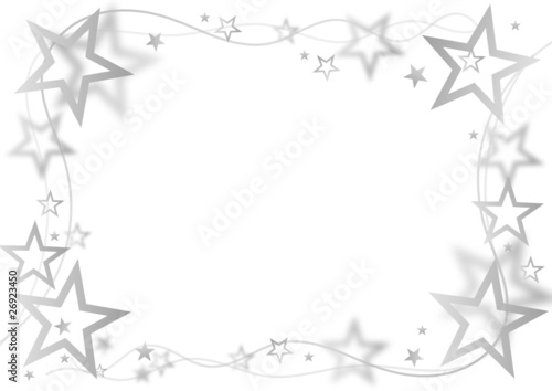 Sternrahmen silber