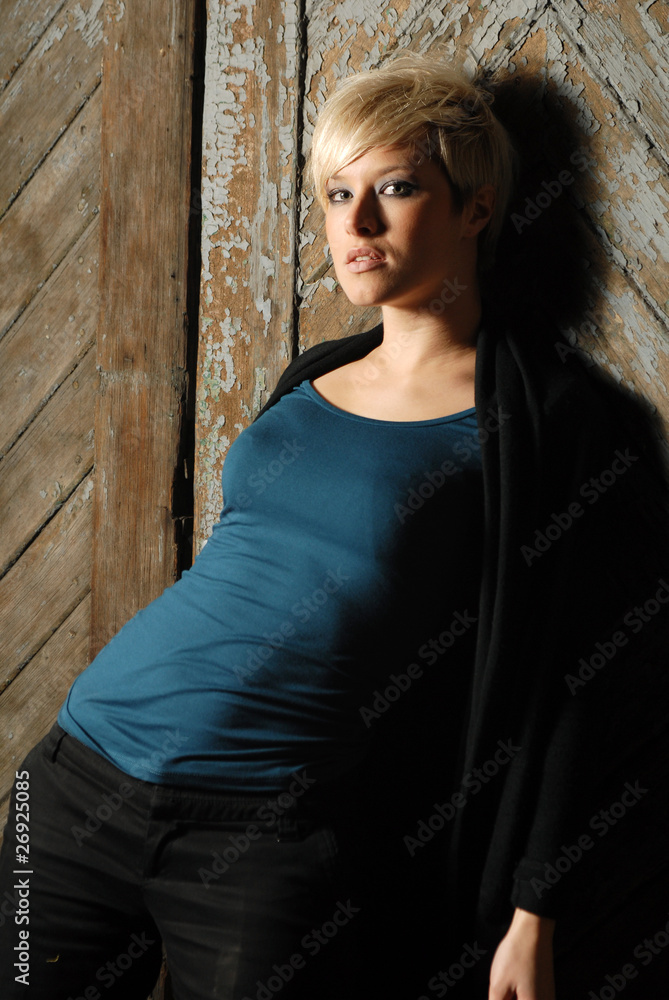 Fototapeta premium young attractive woman portrait