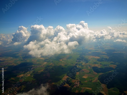 Wolken über der Erde
