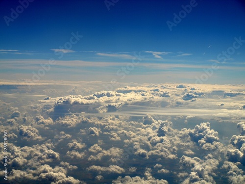 Schäfchenwolken von oben
